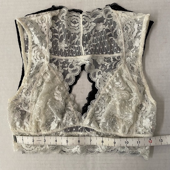 Free People Intimately 2 Lace Bralette’s Size S - Picture 6 of 16